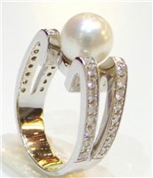 Anello Stocco Gioielli Donna in Oro Perla 02SP-14 - 02SP-14